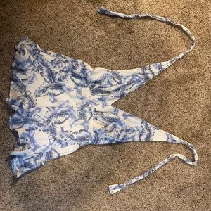 Printed beach romper